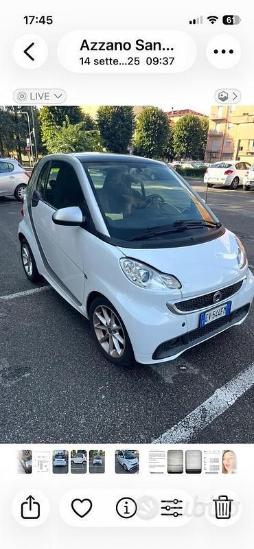 Usata Smart ForFour 2014 Bianco Utilitaria
