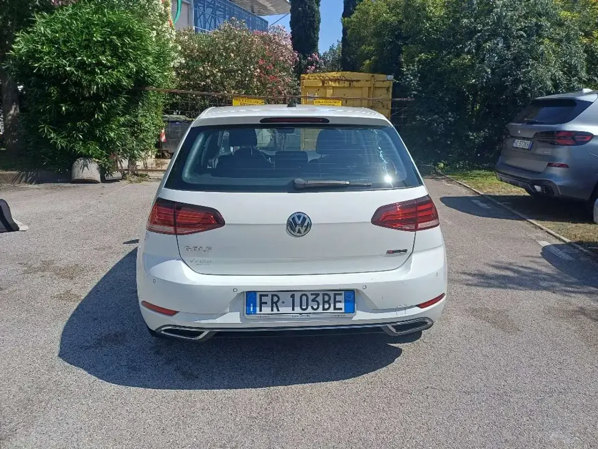 Usata VW Golf VII Highline 150 CV (110 kW) 2018 Bianco Berlina