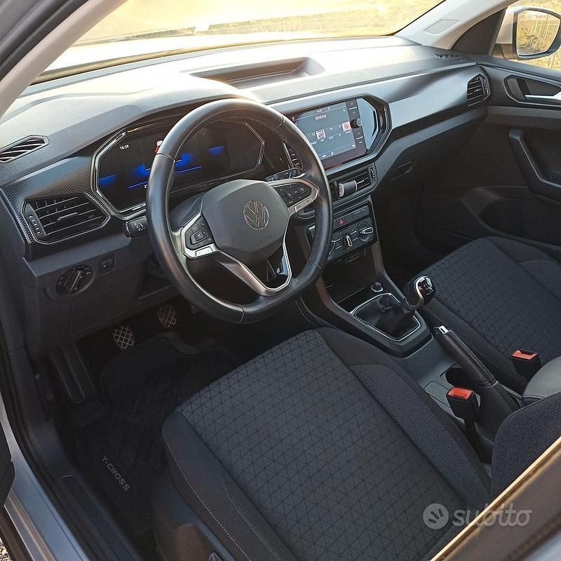 Usata VW T-Cross 95 CV (69 kW) 2022 Grigio SUV