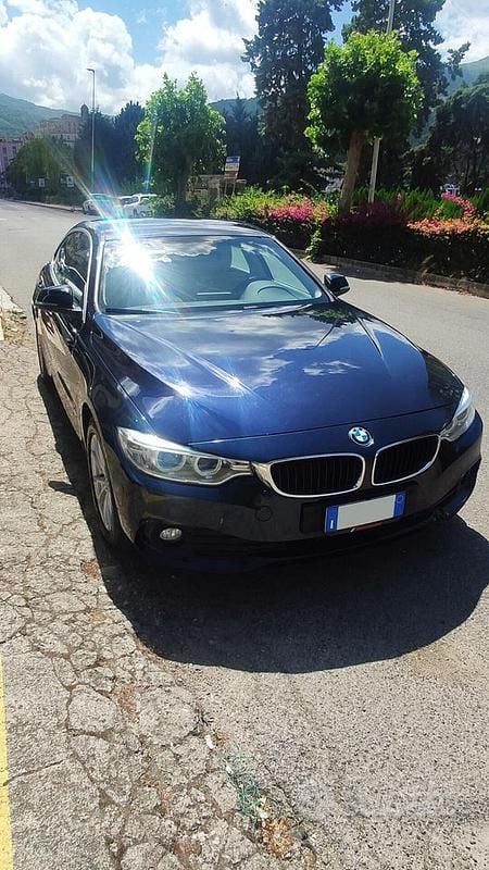 Usata BMW 418 Gran Coupé Luxury Line 150 CV (110 kW) 2016 Blu Coupé