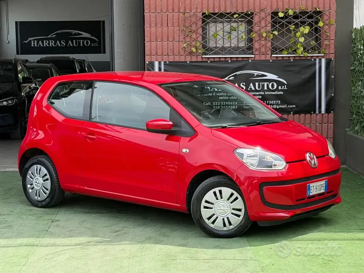 Usata VW up! Highline 68 CV (50 kW) 2014 Rosso Utilitaria
