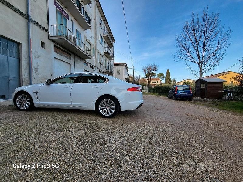 Usata Jaguar XF 163 CV (119 kW) 2014 Bianco Berlina