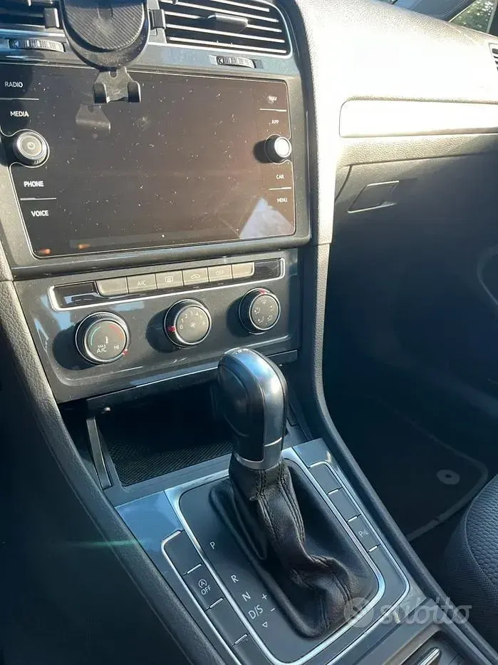 Usata VW Golf VII 115 CV (84 kW) 2019 Nero Berlina