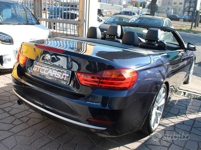 Usata BMW 420 Comfort Edition 184 CV (135 kW) 2014 Blu Cabrio