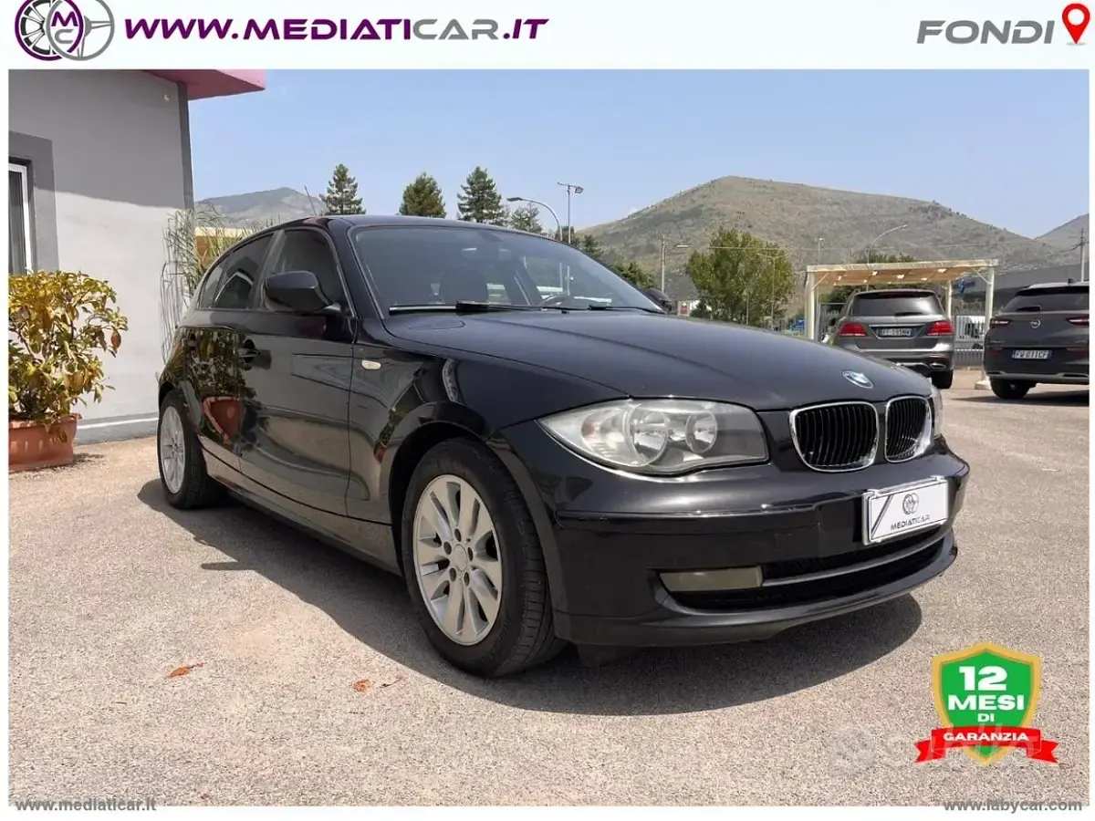 Usata BMW 120 177 CV (130 kW) 2010 Nero Utilitaria