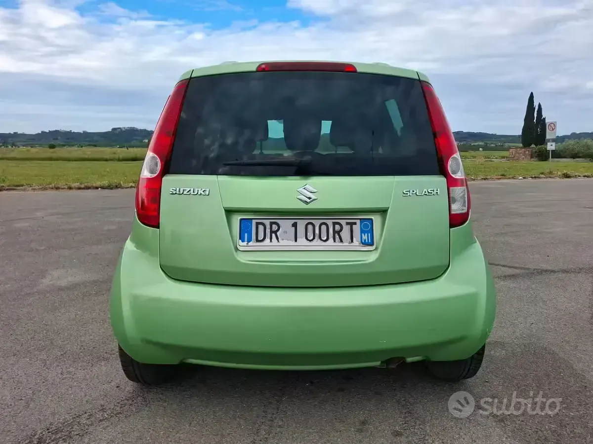 Usata Suzuki Splash GLS 65 CV (47 kW) 2008 Verde Utilitaria