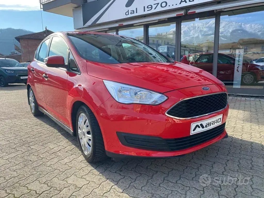 Usata Ford C-MAX Ambiente 101 CV (74 kW) 2019 Rosso Monovolume