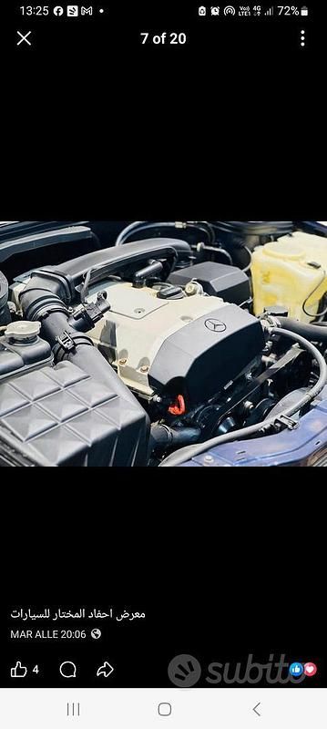 Usata Mercedes C220 150 CV (110 kW) 1999 Blu Berlina