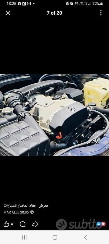 Usata Mercedes C220 1999 Blu Berlina