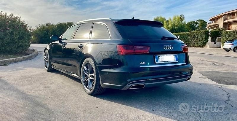 Usata Audi A6 S-Line 204 CV (150 kW) 2015 Nero Station wagon