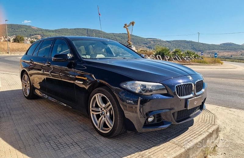 Usata BMW 525 M Sport 218 CV (160 kW) 2014 Blu Station wagon
