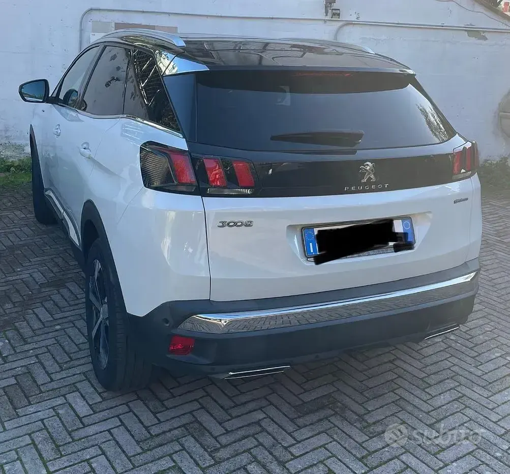 Usata Peugeot 3008 GT-line 131 CV (96 kW) 2019 Bianco SUV