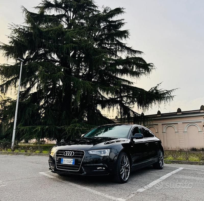 Usata Audi A5 S-Line 177 CV (130 kW) 2012 Nero Coupé