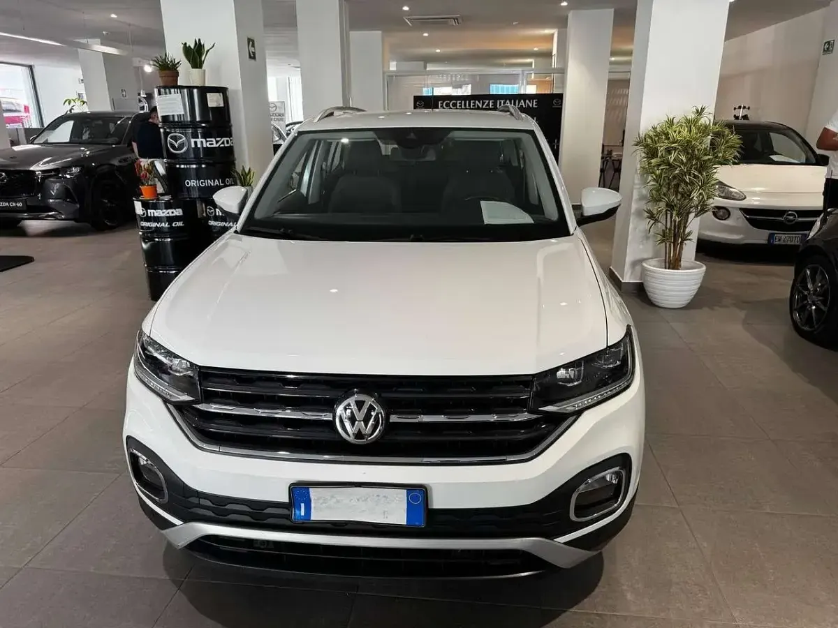 Usata VW T-Cross Advance 95 CV (69 kW) 2019 Bianco SUV