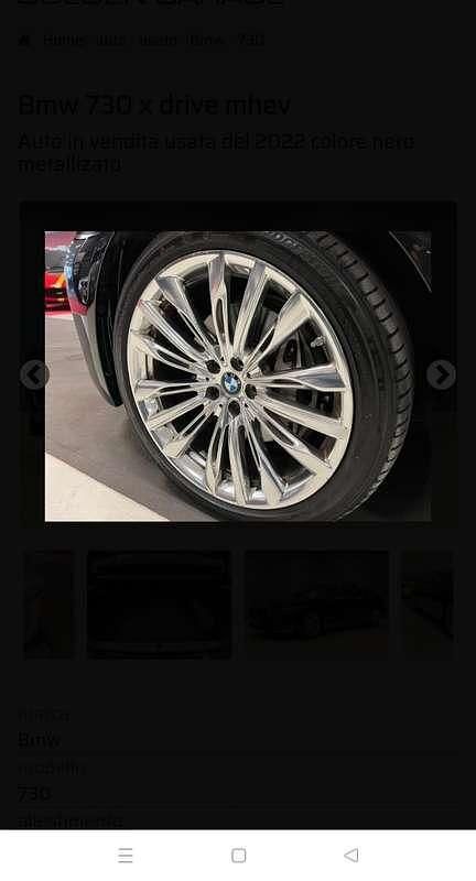 Usata BMW 730 286 CV (210 kW) 2022 Berlina