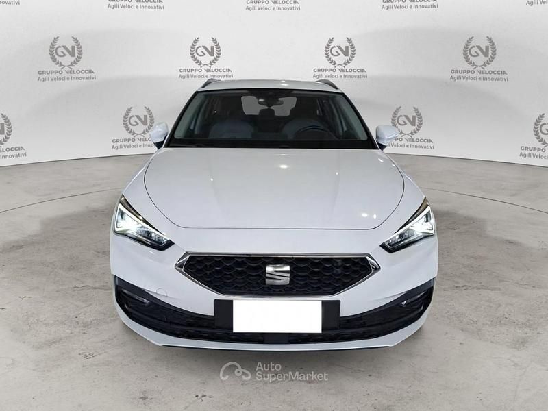 Usata Seat Leon Business 150 CV (110 kW) 2022 Bianco Station wagon