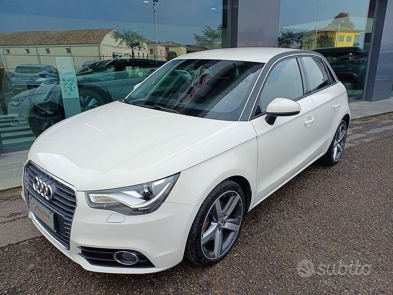 Usata Audi A1 105 CV (77 kW) 2013 Bianco Berlina