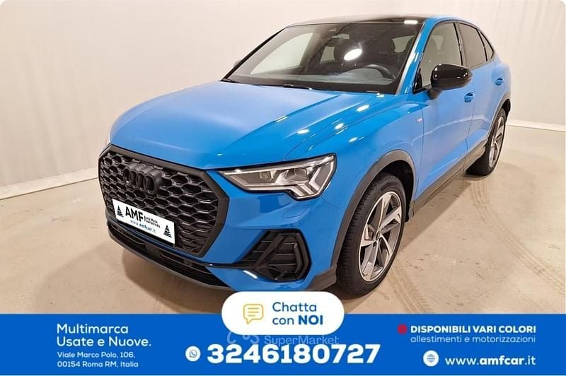 Brugt Audi Q3 Sportback S-Line 150 HK (110 kW) 2021 Blå SUV