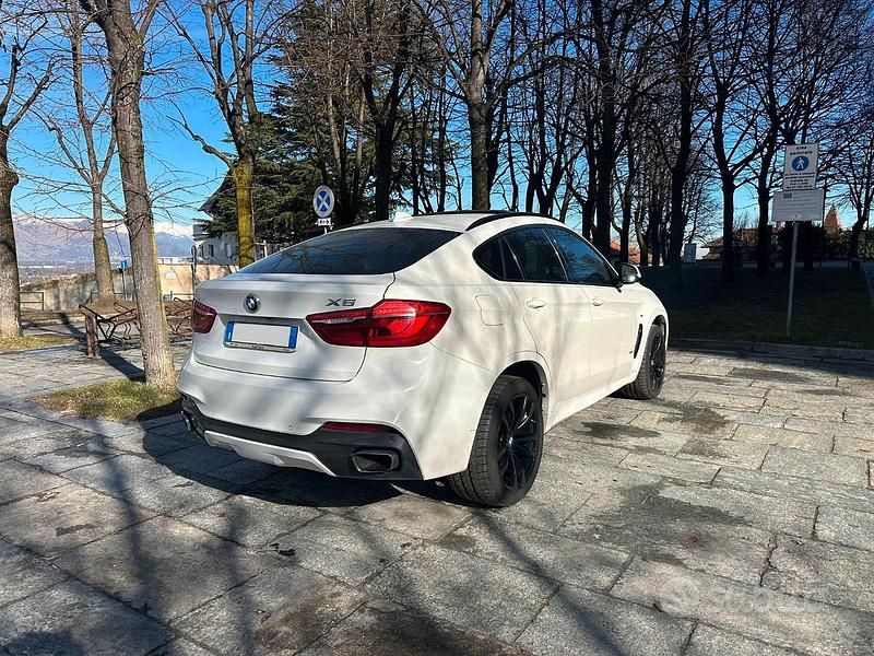Usata BMW X6 M Sport 313 CV (230 kW) 2017 Bianco SUV