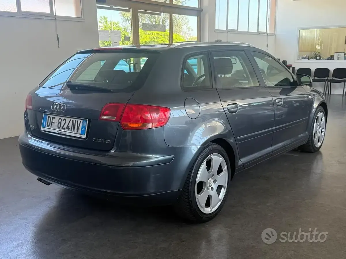 Usata Audi A3 Sportback Ambition 140 CV (102 kW) 2007 Grigio Utilitaria