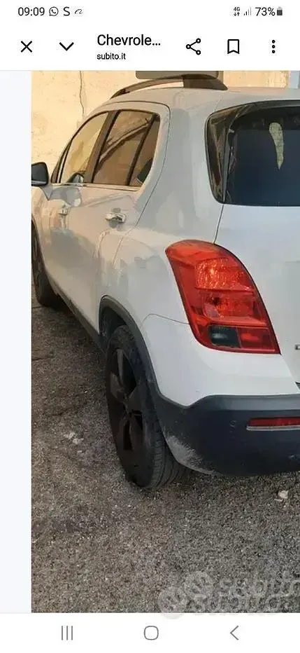 Usata Chevrolet Trax 131 CV (96 kW) 2013 Bianco SUV