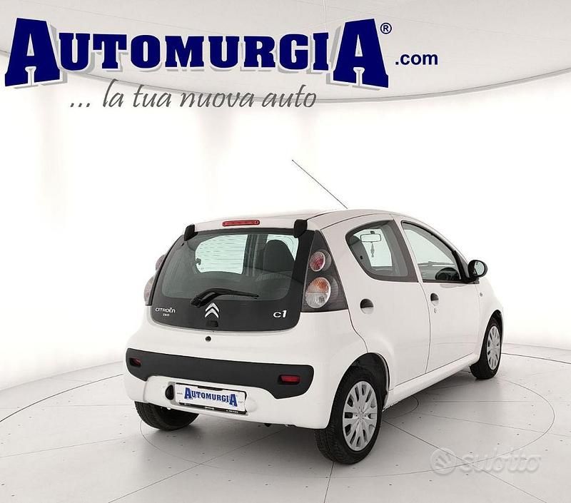 Usata Citroën C1 Attraction 68 CV (50 kW) 2013 Bianco Utilitaria