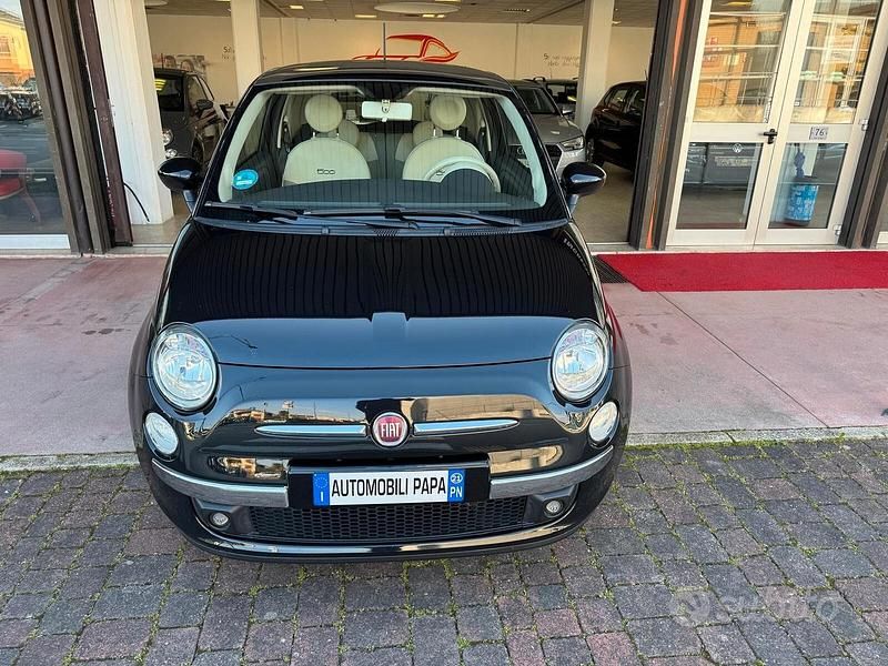 Usata Fiat 500 Lounge 69 CV (50 kW) 2015 Nero Berlina