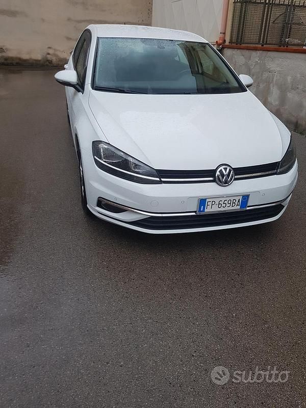 Usata VW Golf VII 2018 Bianco Berlina