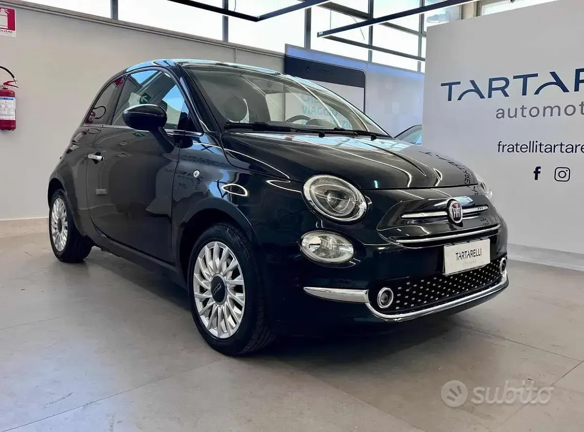 Usata Fiat 500 Riva 95 CV (69 kW) 2016 Nero Utilitaria
