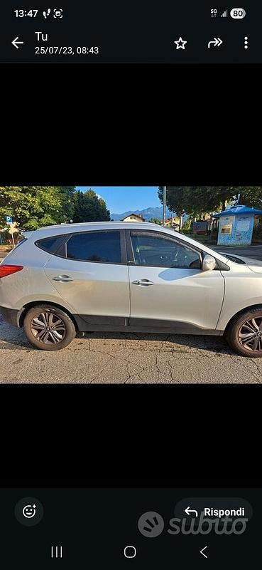 Usata Hyundai ix35 115 CV (84 kW) 2013 Grigio SUV