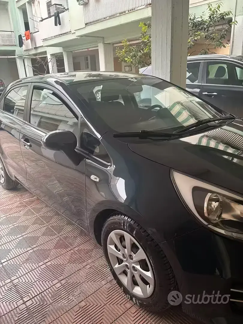 Usata Kia Rio 85 CV (62 kW) 2015 Blu Berlina