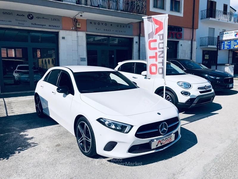 Usata Mercedes A180 Progressive 116 CV (85 kW) 2018 Bianco Berlina