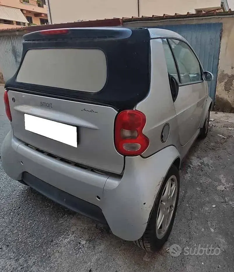 Usata Smart ForTwo Cabrio Passion 61 CV (44 kW) 2004 Grigio Cabrio