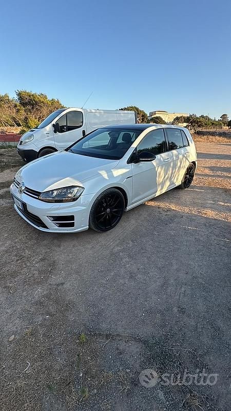 Usata VW Golf VII R 300 CV (220 kW) 2015 Bianco Berlina