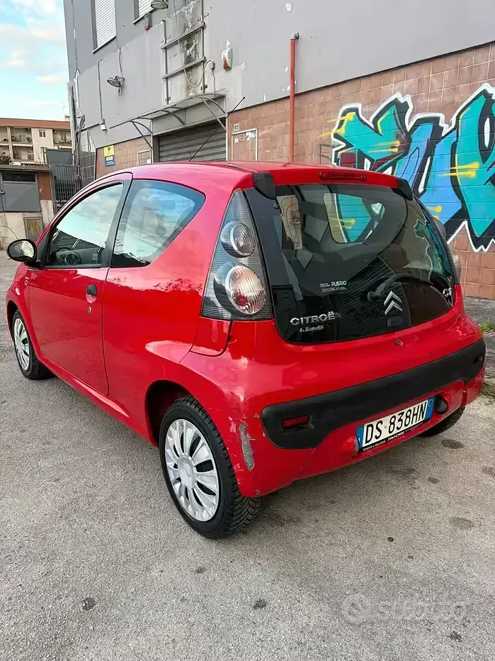 Usata Citroën C1 68 CV (50 kW) 2008 Rosso Utilitaria