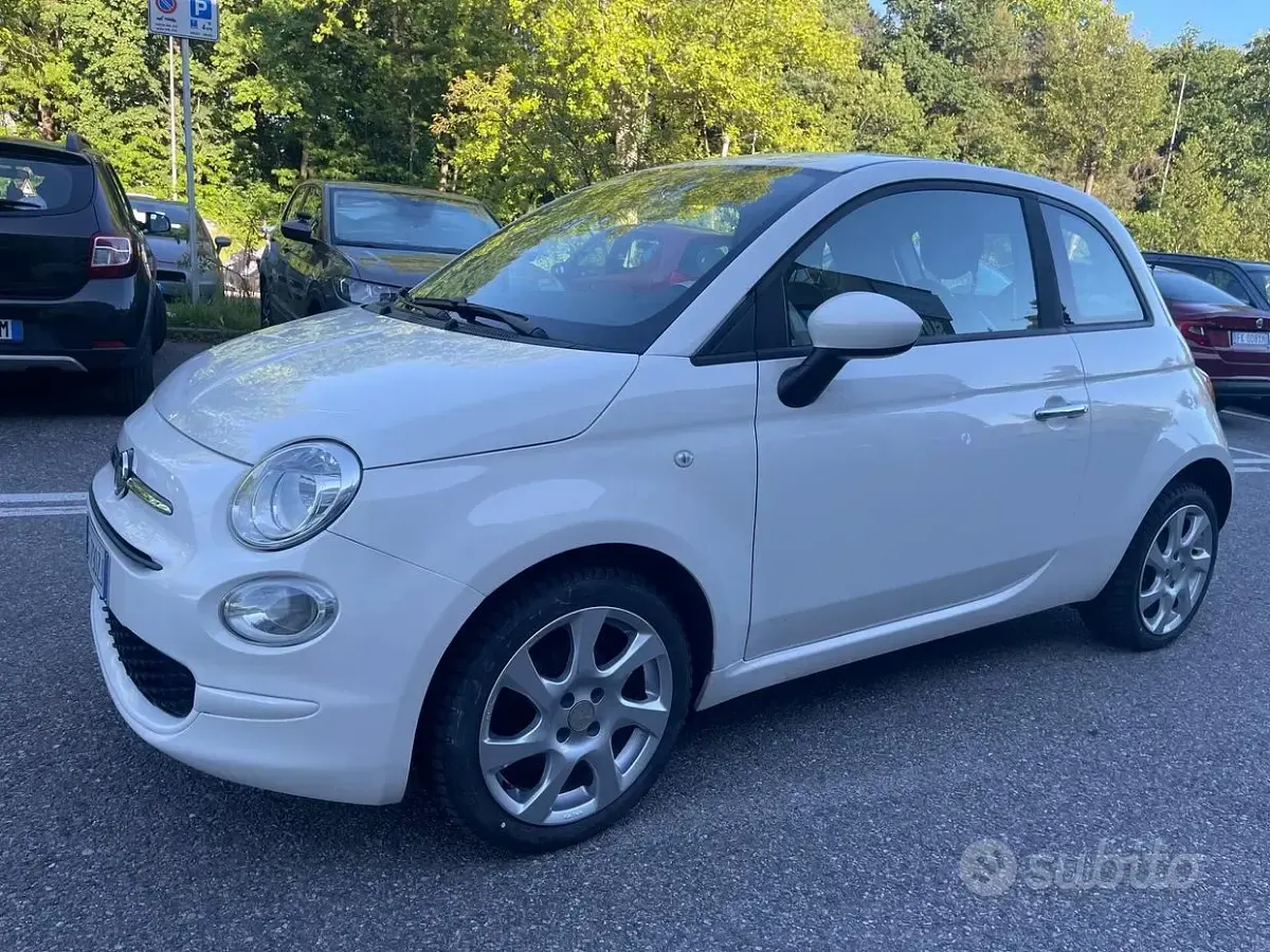 Usata Fiat 500 69 CV (50 kW) 2019 Bianco Berlina