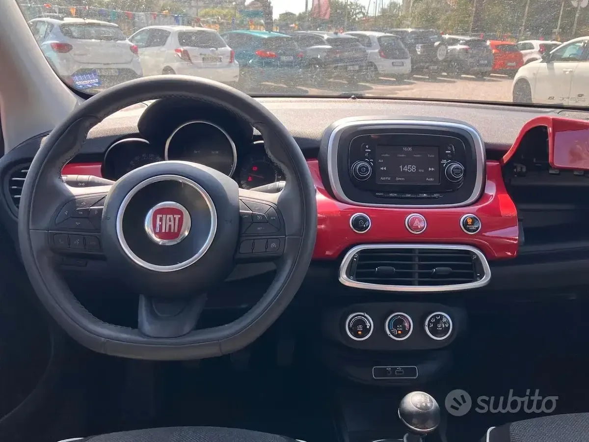 Usata Fiat 500X Pop Star 95 CV (69 kW) 2017 Rosso SUV
