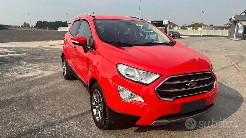 Usata Ford Ecosport 100 CV (73 kW) 2019 Rosso SUV