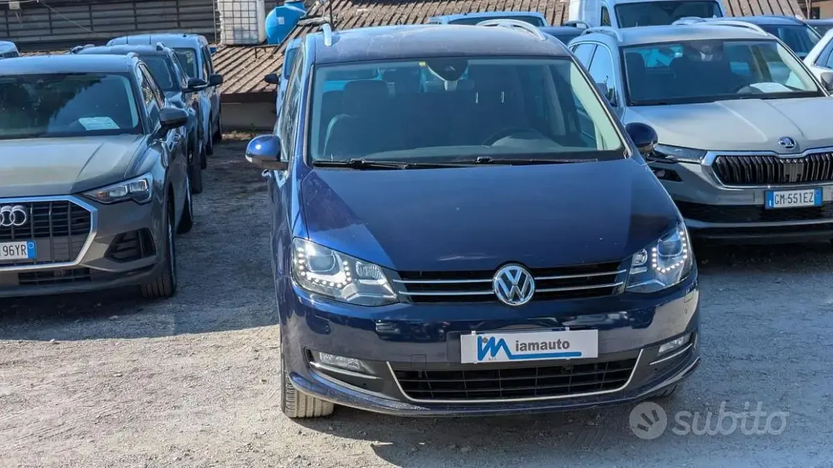 Usata VW Sharan 150 CV (110 kW) 2017 Bluazzurro Monovolume