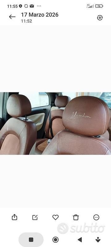 Usata Lancia Ypsilon 75 CV (55 kW) 2008 Bianco Utilitaria
