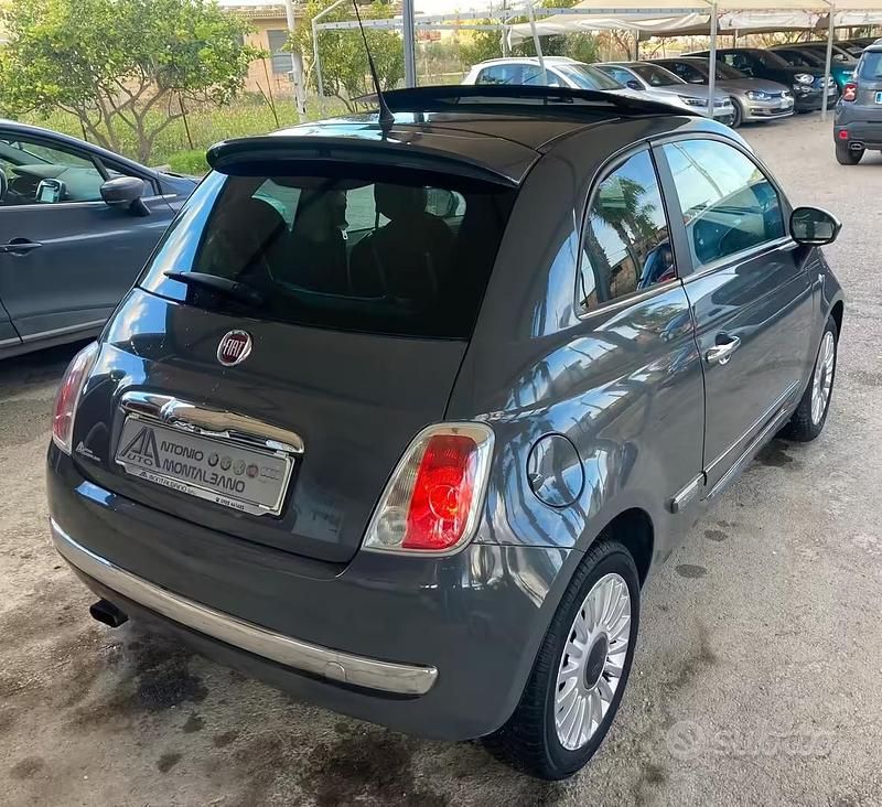 Usata Fiat 500 Lounge 95 CV (69 kW) 2010 Grigio Berlina