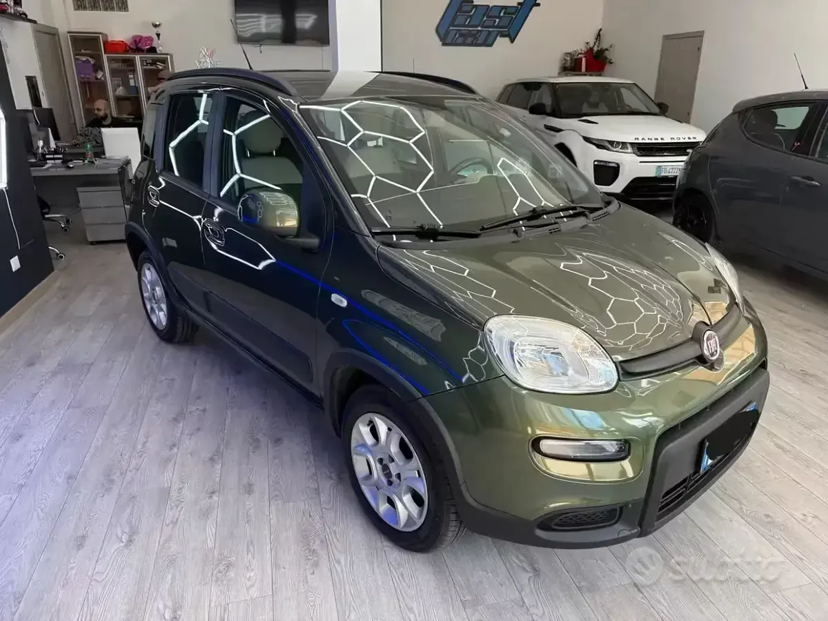 Usata Fiat Panda Trekking 75 CV (55 kW) 2013 Verde Utilitaria
