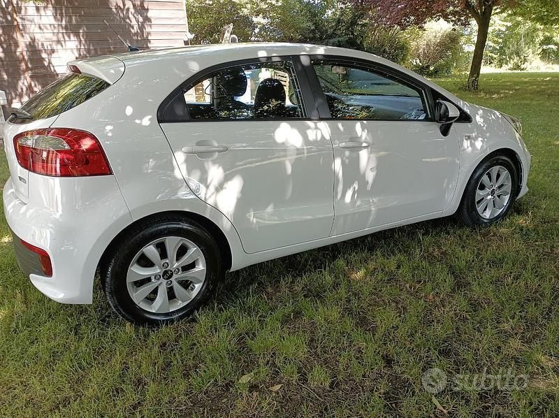 Usata Kia Rio 85 CV (62 kW) 2016 Bianco Utilitaria