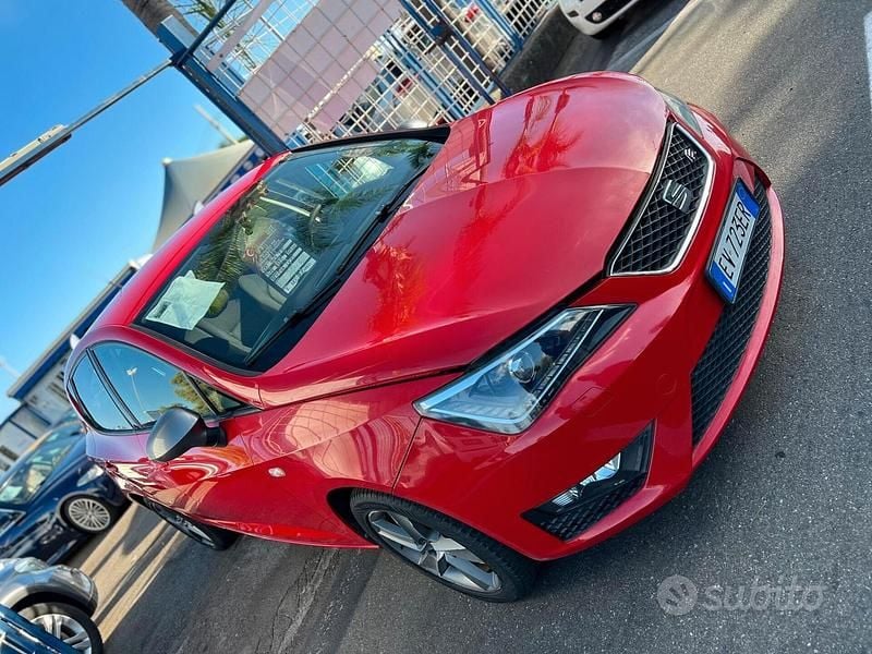 Usata Seat Ibiza FR 86 CV (63 kW) 2014 Rosso Berlina