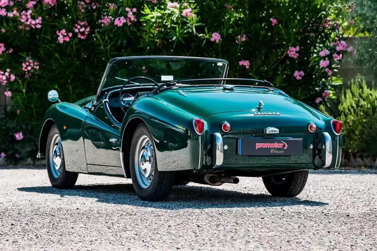 Usata Triumph TR3 90 CV (66 kW) 1959 Verde Cabrio