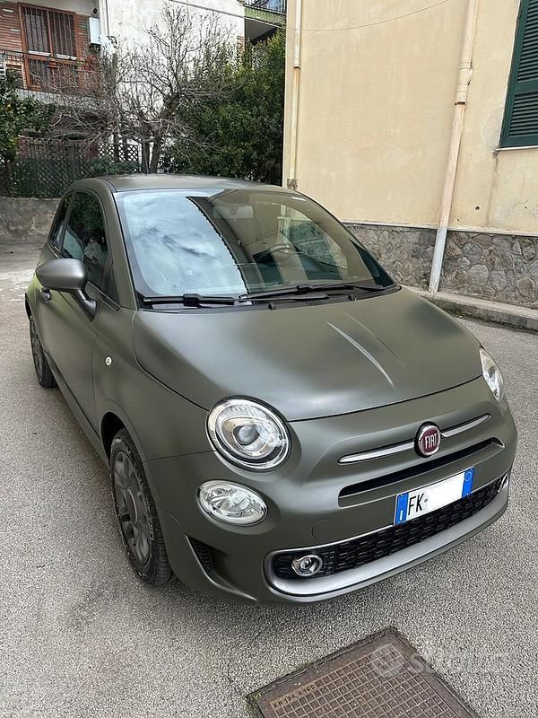 Usata Fiat 500 Sport 69 CV (50 kW) 2017 Verde Utilitaria