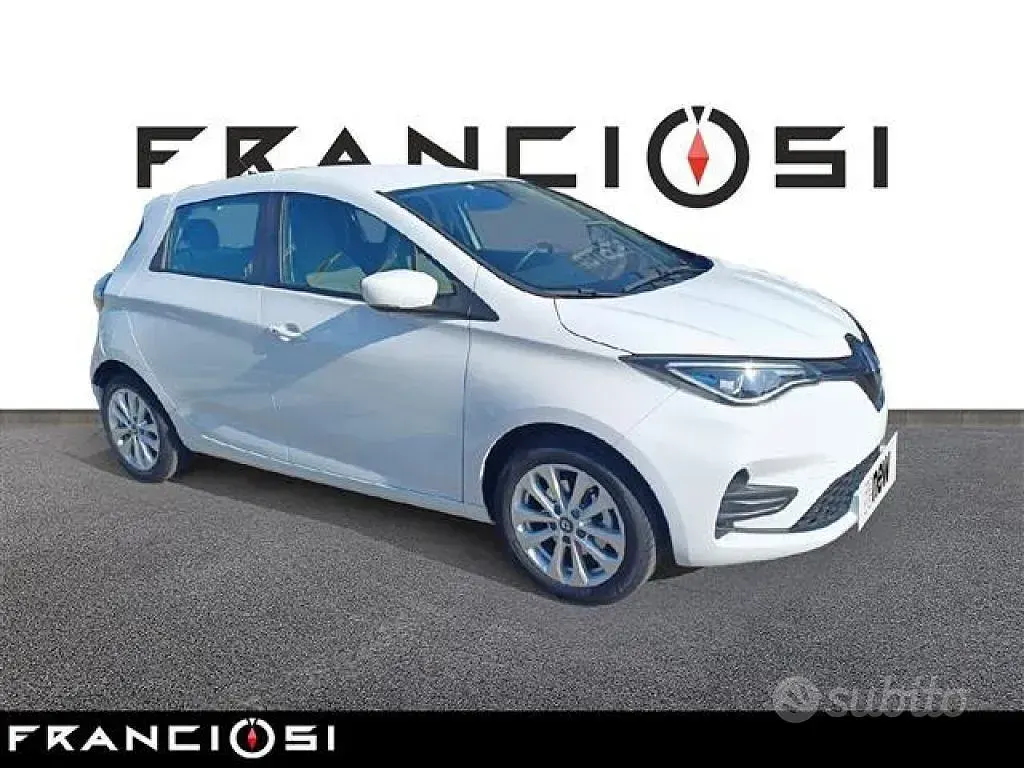 Usata Renault Zoe Zen 50 kW (69 CV) 2020 Bianco Utilitaria