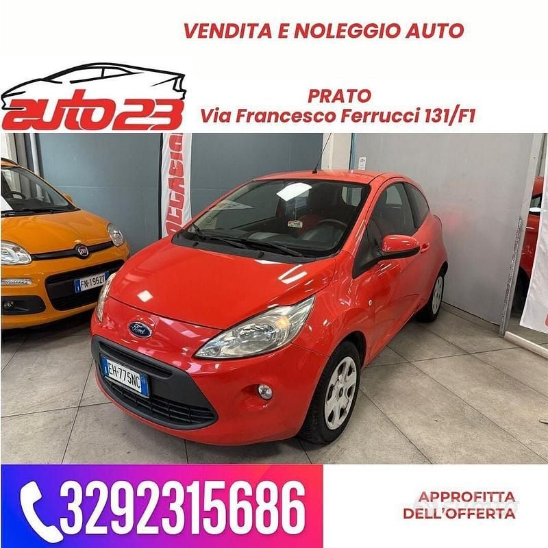 Arancione Usata 2011 Ford Ka Titanium Tre volumi | 4899 € (Buon prezzo) - Immagine 1/4
