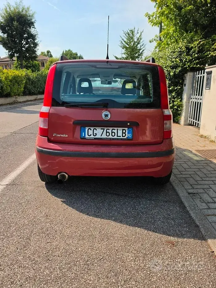 Usata Fiat Panda 60 CV (44 kW) 2003 Rosso Utilitaria