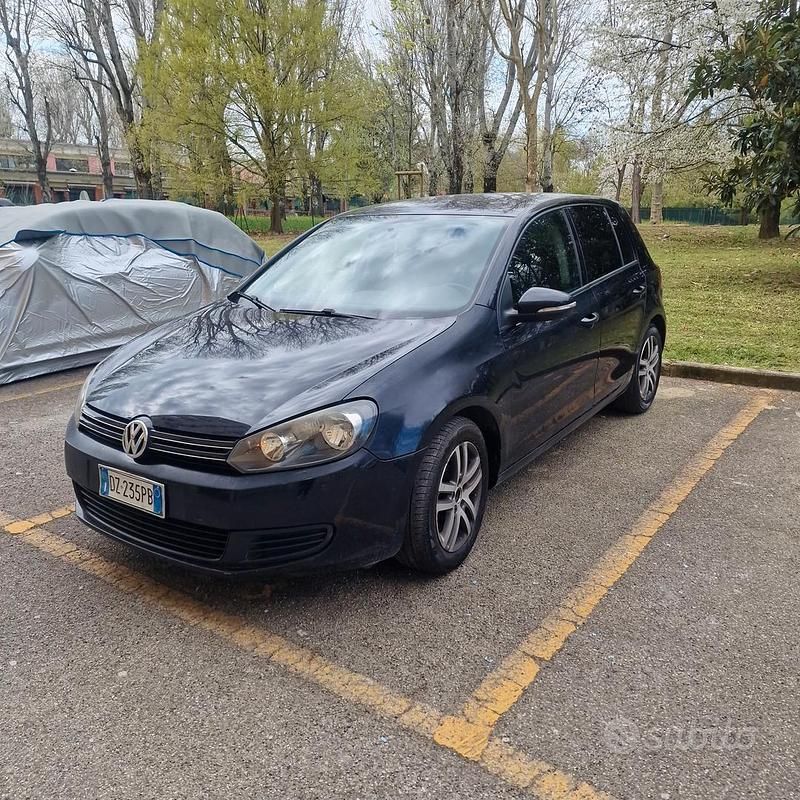 Usata VW Golf VI 110 CV (80 kW) 2009 Nero Utilitaria